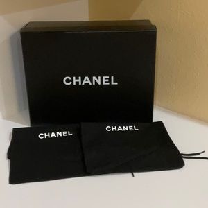 Chanel box with 2 dust bag